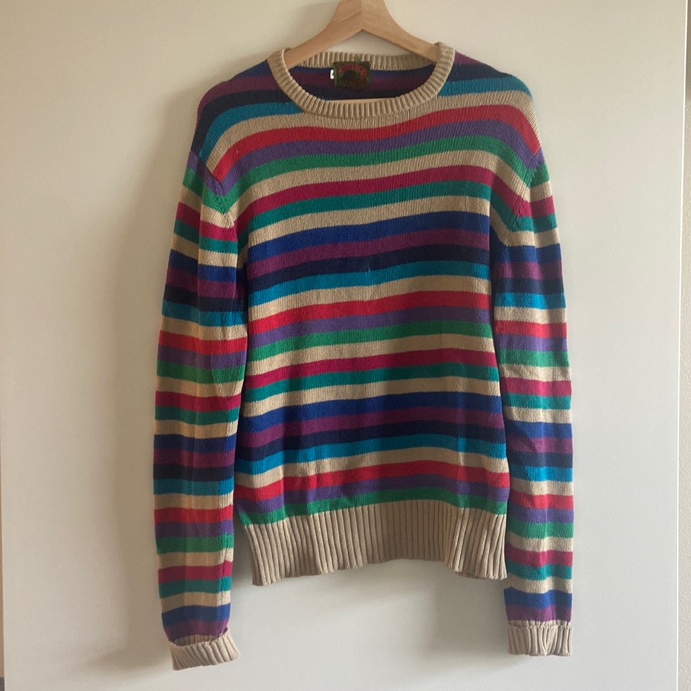 Rainbow Striped Sweater